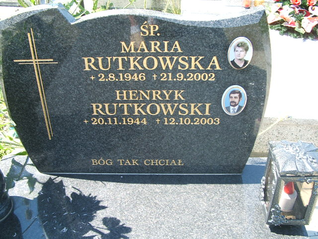 Grób MARIA RUTKOWSKA