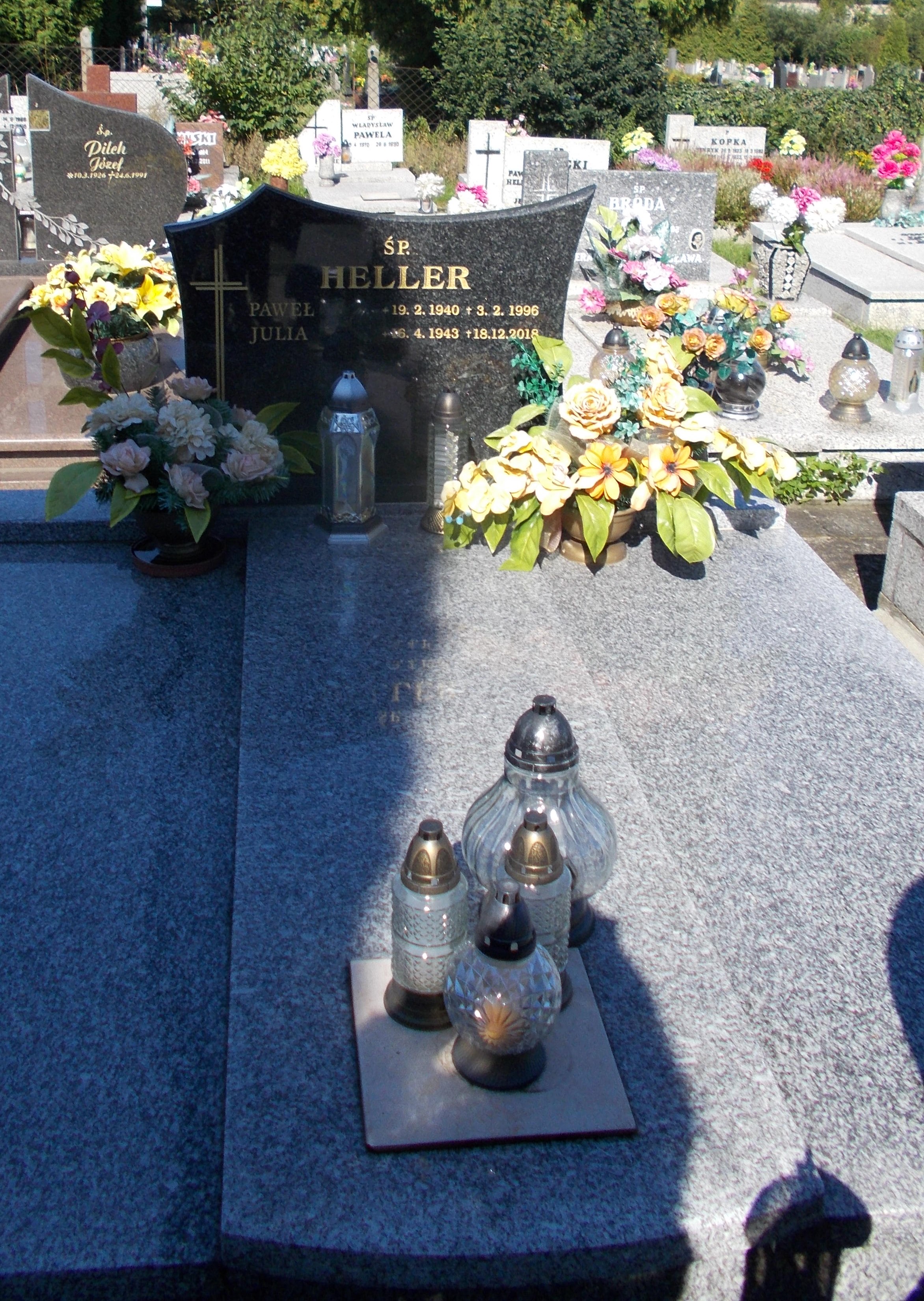 Julia Heller 1943 Goleszów - Grobonet - Wyszukiwarka osób pochowanych