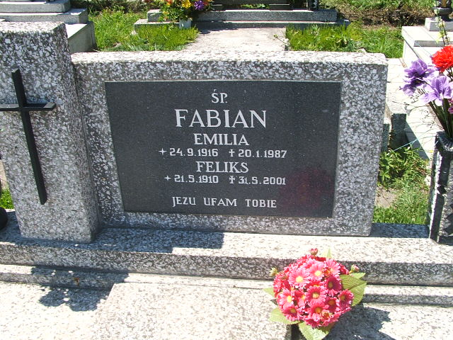 Feliks FABIAN 1910 Goleszów - Grobonet - Wyszukiwarka osób pochowanych