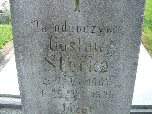 Józef STEFKA 1911 Goleszów - Grobonet - Wyszukiwarka osób pochowanych