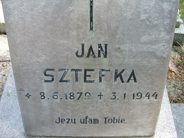 Jan SZTEFKA 1879 Goleszów - Grobonet - Wyszukiwarka osób pochowanych