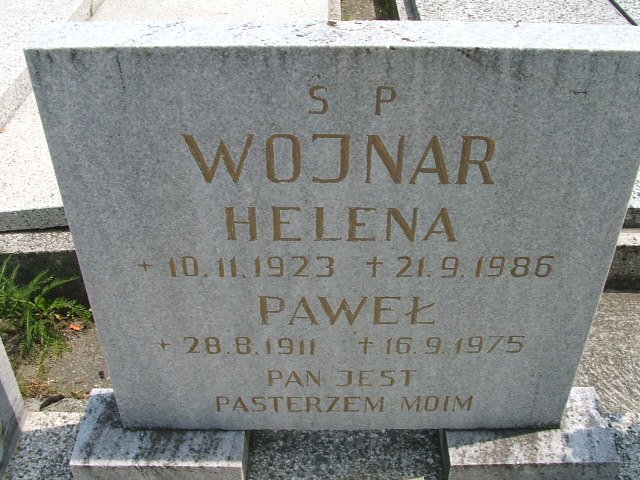 Grób HELENA WOJNAR
