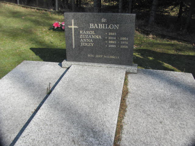 Grób ZUZANNA BABILON