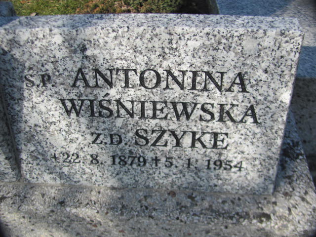 Antonina Wiśniewska 1879 Goleszów - Grobonet - Wyszukiwarka osób pochowanych