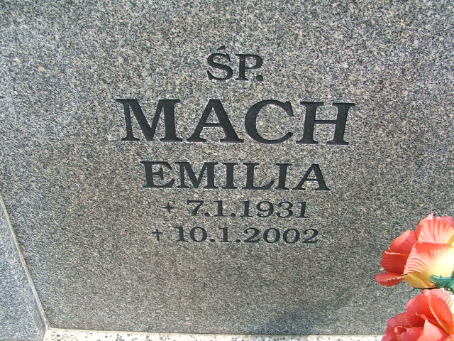 Emilia MACH 1931 Goleszów - Grobonet - Wyszukiwarka osób pochowanych
