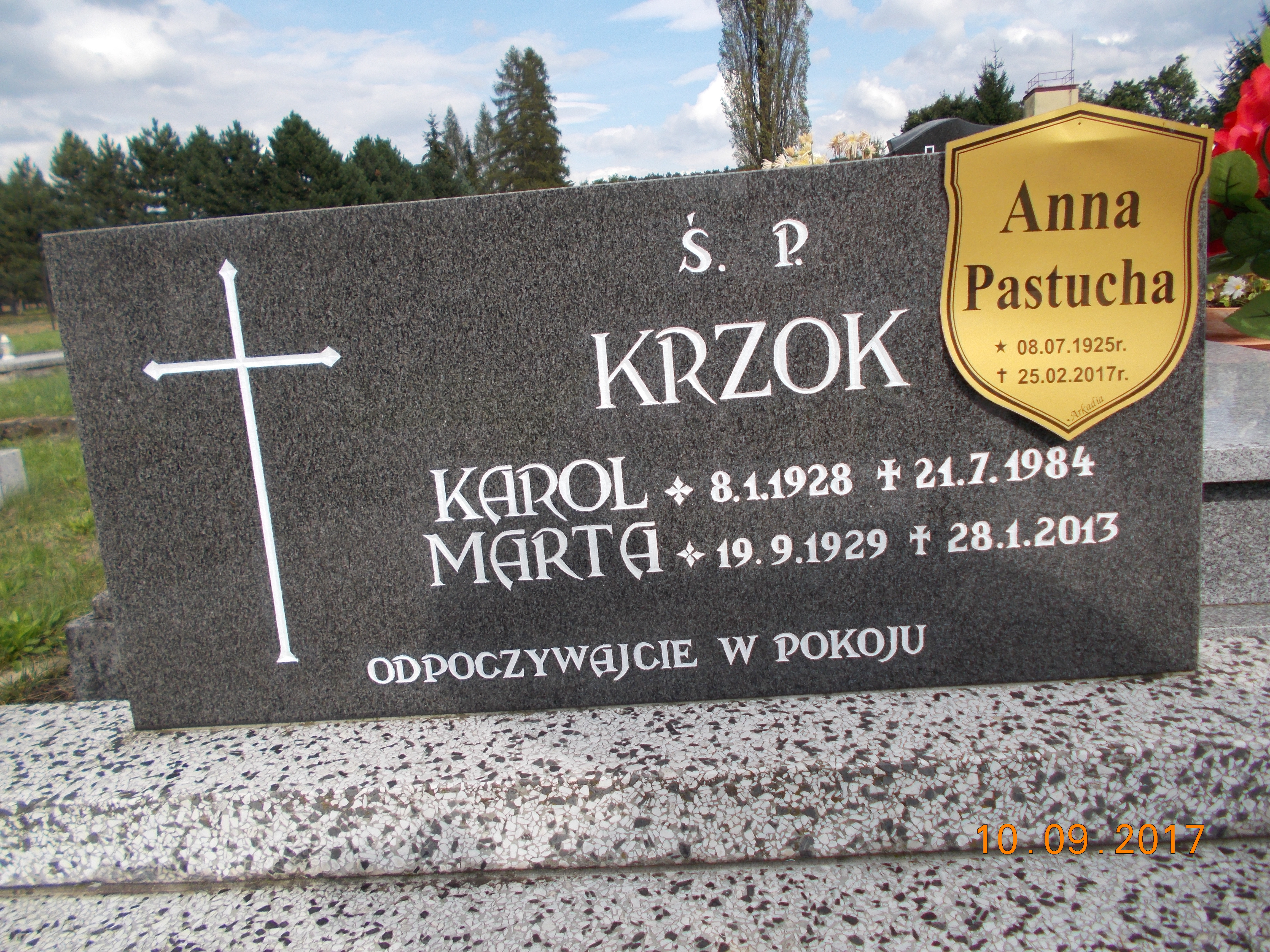 Karol KRZOK 1928 Goleszów - Grobonet - Wyszukiwarka osób pochowanych