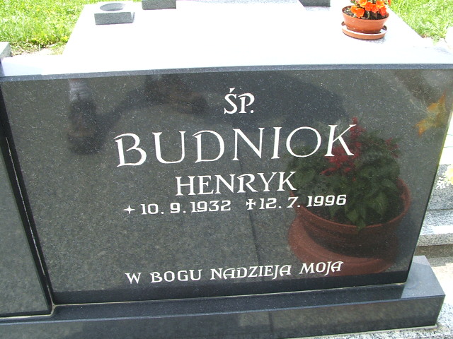 Henryk BUDNIOK 1932 Goleszów - Grobonet - Wyszukiwarka osób pochowanych