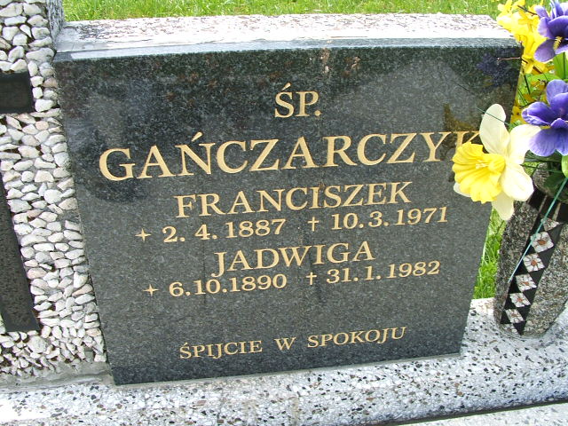 Grób FRANCISZEK GAŃCZARCZYK