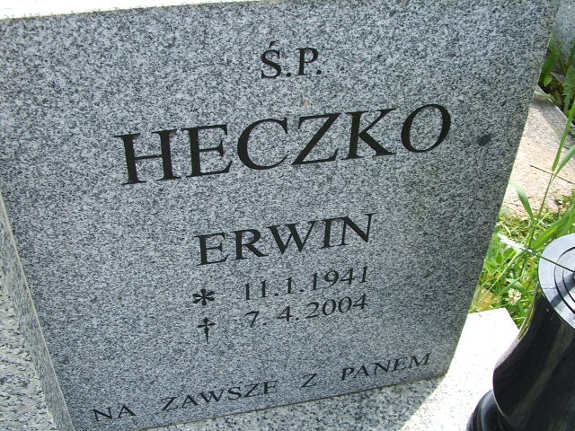 Erwin Heczko 1944 Goleszów - Grobonet - Wyszukiwarka osób pochowanych