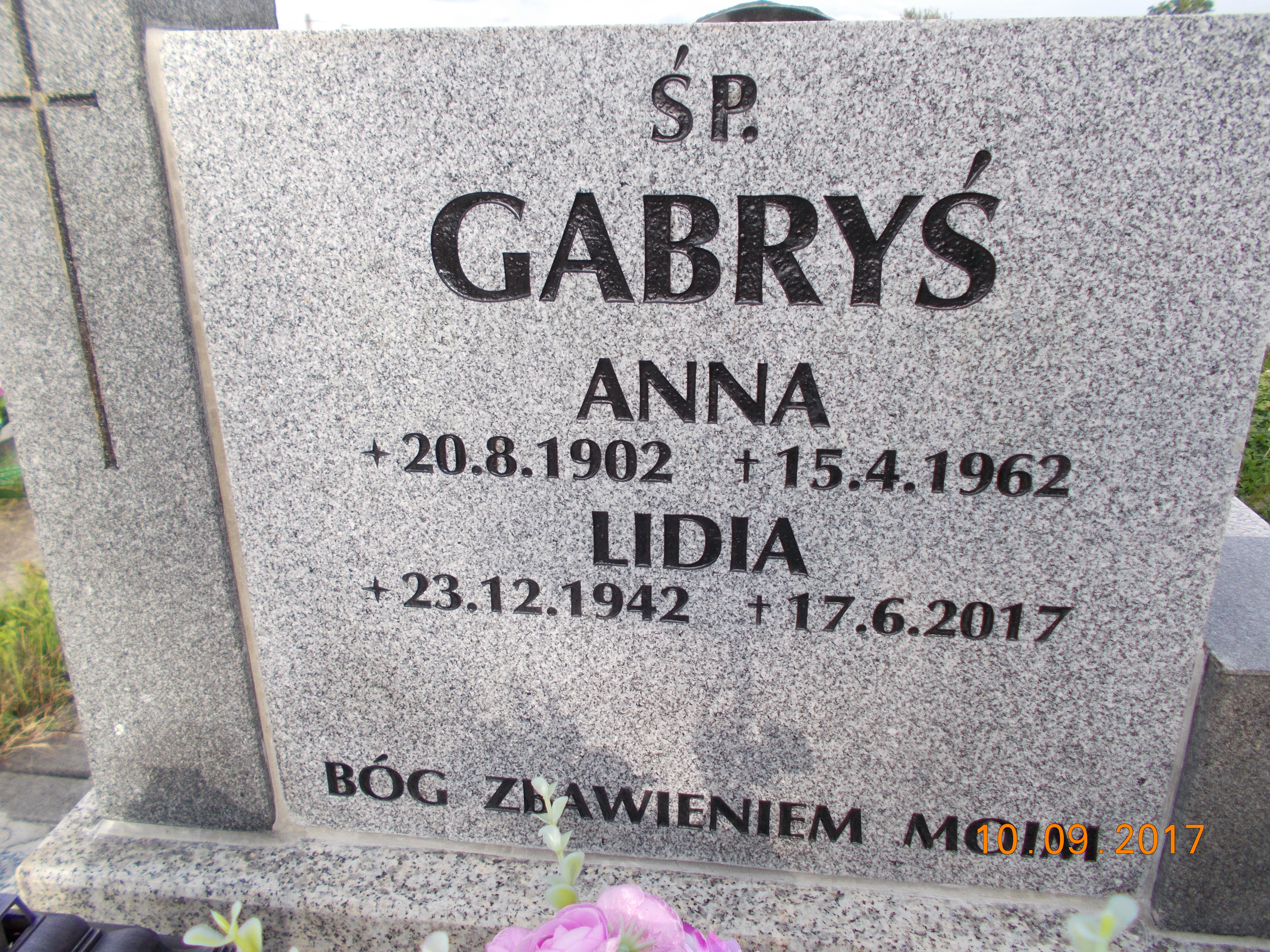 Anna GABRYŚ 1902 Goleszów - Grobonet - Wyszukiwarka osób pochowanych