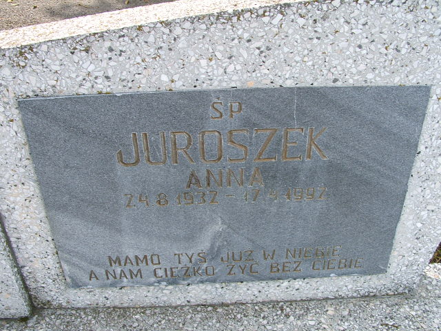 Antoni Juroszek 1932 Goleszów - Grobonet - Wyszukiwarka osób pochowanych