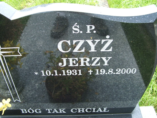 Jerzy CZYŻ 1931 Goleszów - Grobonet - Wyszukiwarka osób pochowanych
