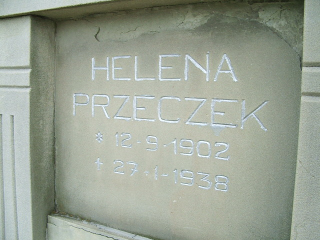 Helena PRZECZEK 1902 Goleszów - Grobonet - Wyszukiwarka osób pochowanych