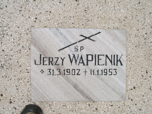Jerzy WAPIENIK 1902 Goleszów - Grobonet - Wyszukiwarka osób pochowanych