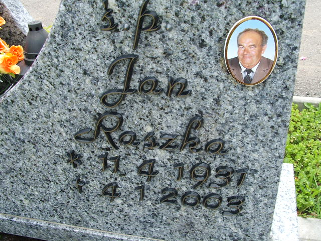 Jan Raszka 1931 Goleszów - Grobonet - Wyszukiwarka osób pochowanych