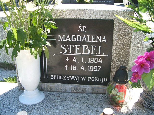 Magdalena STEBEL 1984 Goleszów - Grobonet - Wyszukiwarka osób pochowanych